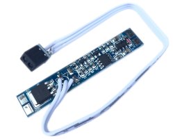 LED ovladače do profilu - Dveřní senzor PPN1 do profilu s detektorem blízkosti na kabelu 15cm, 8A, 12-24VDC
