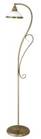 Stojací lampy - Stojací lampa Rabalux 2758 Elisett, E27, 230V, IP20,bronz/ bílá, Kov, sklo