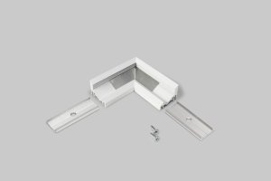 Úchyty, spojky, závěsný materiál - Rohová spojka profilu CORNER10 bílá, 83110001