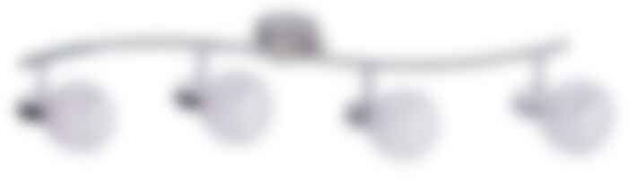 Směrové a s rameny - Stropní svítidlo Rabalux 6368 Aurel lilac 4xE14,230V,chrom,fialová IP20