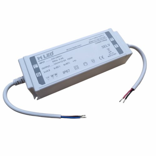 Napájecí zdroje 12V - 150W LED napájeci zdroj, 12V, voděodolný, 12,5A, IP67,MLED-12V150W-IP67 - foto 1