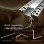 Polokoule - Hliníkový LED profil RECESSED 5, stříbrný - foto 3