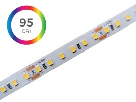 LED pásky s kvalitním spektrem CRI 90-97 - CRI>95, 24W/m, LED pásek ULTRA BRIGHT, PROFI, 24V, IP20, 120LED/m, SMD2835