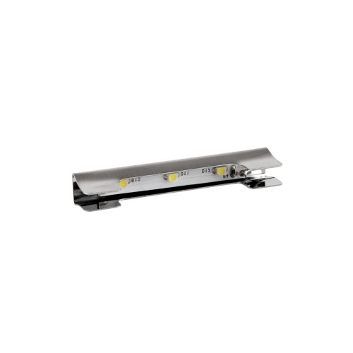 Osvětlení skleněných polic - Kovové LED svítidlo pro osvětlení skleněných polic, 12VDC, IP20, 66x15x10 - foto 1