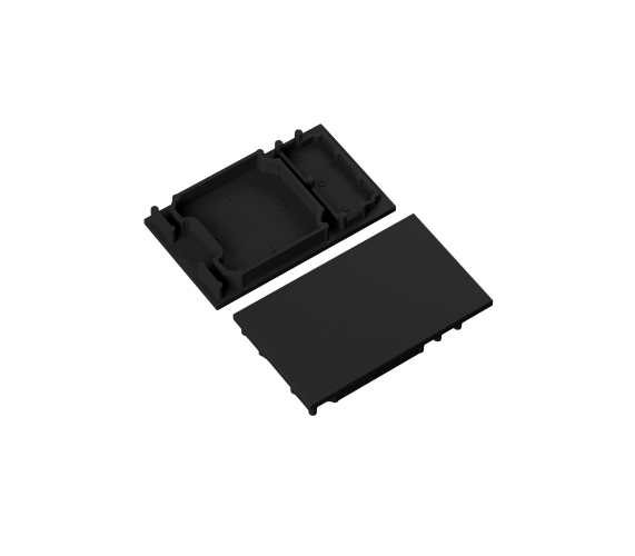 Difuzory a koncovky - Koncovka profilu COMBO30-01A, černá, V6998902 - foto 1