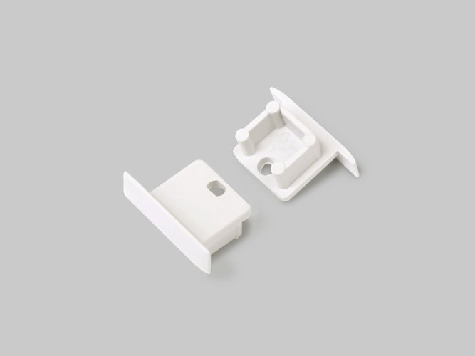 Difuzory a koncovky - SMART-IN10 koncovka bílá s otvorem, E3990001 - foto 1