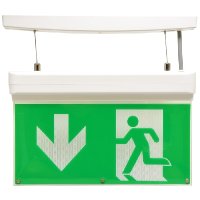 Nouzové osvětlení - Nouzové osvětlení Alpha, 2W, směr šipky rovně, 3 hodiny baterie