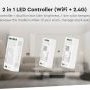 S Série - WIFI LED přijímač 2v1 pro Jednobarevné/CCT pásky, Boxer, WIFI + 2,4Ghz, 12-24VDC, 12A, Mi-light, FUT035W+ - foto 9