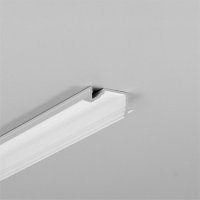 Vestavné profily - Zapuštěný hliníkový profil DIAGONAL10, bílý, C