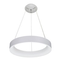 Kruhová - Závěsné LED svítidlo, LED 60W, 3000K, IP20, bílá