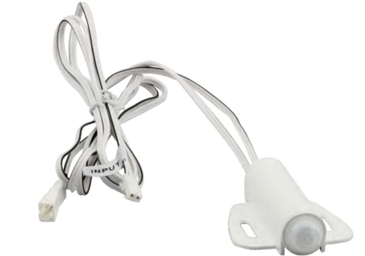 Pohybová čidla - Pohybový LED senzor PIR3, přisazený/vestavný, 4A, 12-24V, 16mm, dosah 2m, 40s, konektor - foto 1