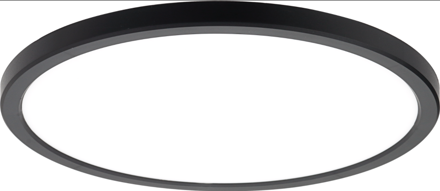 Kruhová - LED stropní svítidlo 18W, CCT + RGB, černé, kulaté, OP2941 - foto 1