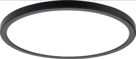 Kruhová - LED stropní svítidlo 18W, CCT + RGB, černé, kulaté, OP2941