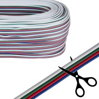 Dvojlinky, RGB a CCT kabely - Čtyřžilový kabel, 4x0,5mm²