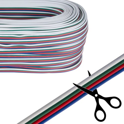 Dvojlinky, RGB a CCT kabely - Čtyřžilový kabel, 4x0,5mm² - foto 1