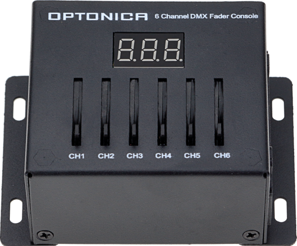 Ovladače, řídící jednotky - DMX512 dekodér 6 kanálů, IP20, 5-12V, 3xAAA, 3 roky záruka, OP6392 - foto 1