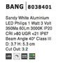 Zapuštěná - NV 8038401 Venkovní zapuštěné svítidlo do země BANG bílý hliník LED 1W 3V 3000K IP67 - NOVA LUCE - foto 6