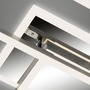 Hranatá - BRILO 3050-018 LED CCT rám 110 cm 40W 5200lm chrom - BRILO - foto 6