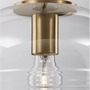 Koule - NV 9236750 Závěsné svítidlo MAEVE čiré sklo bílý kabel mosazný zlatý kov E27 1x12W 230V IP20 bez žárovky - NOVA LUCE - foto 6