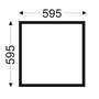 LED panely - SLC SLC8710 LED panel 595 bílý RGB bez driveru IP20 - TLG - foto 6