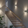 Nástěnná - P 71253 LED nástěnné svítidlo Tharin IP44 3000K 120x250mm 2x3,7W stříbrná - PAULMANN - foto 6