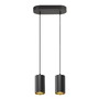 Vícečetná - LA 1006433 ASTO TUBE závěsné svítidlo, GU10, délka závěsu 250 cm, max. 2x 10 W, černá - BIG WHITE (SLV) - foto 6