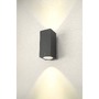 Nástěnná - LA 1003438 ENOLA SQUARE UP/DOWN L Outdoor, nástěnné LED svítidlo, antracitové, CCT 3000/4000K - BIG WHITE (SLV) - foto 6