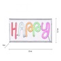Dekorativní - LD 85027-70 NEON-HAPPY LED nástěnné svítidlo nápis HAPPY vícebarevné USB vypínač dekorativní - LEUCHTEN DIREKT / JUST LIGHT - foto 6