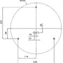 Kruhová - OS EDN59656 EDNA 4 stropní/nástěnné skleněné svítidlo bílá IP43 4000 K 27W LED HF - OSMONT - foto 6