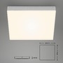 Hranatá - BRI 7071-014 LED stropní svítidlo, 28,7 cm, 21 W, stříbrná - BRILONER - foto 6