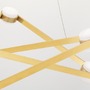 Dekorativní - HVLG 2738-AGB-CE Závěsné svítidlo ORBIT mosaz/sklo staromosaz/opál LED 35W 3000K stmívatelné - HUDSON VALLEY - foto 6