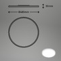 Kruhová - BRILO 3428-016 Slim svítidlo LED panel, pr. 48 cm, 30 W, bílé - BRILO - foto 6
