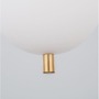 Koule - NV 9624066 Závěsné svítidlo LATO opálové sklo antický mosazný kov černý kabel E14 1x5W 230V IP20 bez žárovky - NOVA LUCE - foto 6