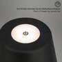 Na stůl - BRILO 7437015 LED nabíjecí stolní lampa pr.16,5 cm 3,5W 400lm černá - BRILO - foto 6