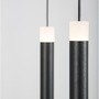 Podélná - NV 9157910 Závěsné svítidlo CAYO opálové sklo a akryl mosaz a černý hliník LED 50W 230V 3000K IP20 - NOVA LUCE - foto 6