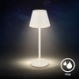 Stolní lampy dekorační - BRILO 7653016 Kiki Nano stolní lampička - 1,5W, 130lm, nabíjecí, LED, stmívatelné, teplá bílá, bílá - BRILO - foto 6