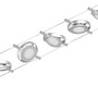 Sady - P 94414 LED lankový systém RoaMac základní sada 5x4,5W 3000K 230/12V matný chrom/chrom - PAULMANN - foto 6