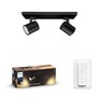 Bodová - PH 8720169320352 Hue WA Runner bodové LED svítidlo GU10 2x5W 350lm 2200-6500K IP20 černá +ovladač - PHILIPS - foto 6