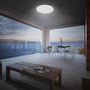 Kruhová - BRILO 3958416 Git stropní svítidlo pr.38 cm - 18W, 2200lm, LED, hvězdné nebe, neutrální bílá, bílé - BRILO - foto 6