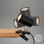 Stolní lampy s klipem - BRI 2766015 Klem lampička na stůl, nastavitelná, s klipsem, černá - BRILONER - foto 6