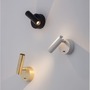 Bodová - NV 9030203 Bodové svítidlo CLIP saténový mosazný hliník LED Philips 3W vypínač na těle 3000K IP20 - NOVA LUCE - foto 6