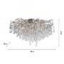 Dekorativní - PN 8092-55 Závěsné svítidlo ICICLE, ocel - PAUL NEUHAUS - foto 6
