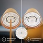 Stolní lampy dekorační - BRILO 7510017 Calida 3 v 1 RGBW LED stolní lampička bezdrátová IP44, stmívatelné, dotykový vypínač, zlatá - BRILO - foto 6