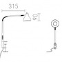 Stolní lampy s klipem - RED R14377 HARMONY s úchytem ke stolu černá 230V GU10 8W - RED - DESIGN RENDL - foto 6