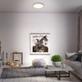 Kruhová - BRILO 3704-014 CCT LED přisazené svítidlo pr. 38 cm, 22 W, 2900 lm, stříbrná - BRILO - foto 6