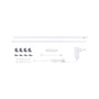 Přisazená - P 98619 LED podskříňkové svítidlo Inline 2ks startovací sada 2x6W 550x26mm 24V bílá mat - PAULMANN - foto 6