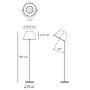 Stojací lampy - AR 1136120A Choose stojací lampa - pergamen chrom - ARTEMIDE - foto 6