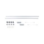 Přisazená - P 98621 LED podskříňkové svítidlo Inline 2x6W rozšiřovací sada 550x26mm 24V matný chrom - PAULMANN - foto 6