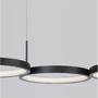 Podélná - NV 9248117 Závěsné svítidlo MAGNUS černý hliník a akryl LED 41W 230V 3000K IP20 stmívatelné - NOVA LUCE - foto 6