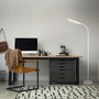Stojací lampy - BRILO 1472016 LED stojací svítidlo, 126,5 cm, LED modul, 6W, 600lm, bílé - BRILO - foto 6